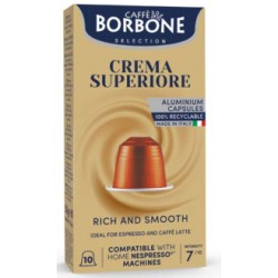 Aluminium capsules "Crema Superiore" 10 stuks