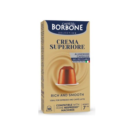 Capsule in alluminio "Crema Superiore" pz.10