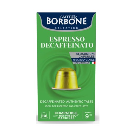 Capsule in alluminio "Decaffeinato" pz.10